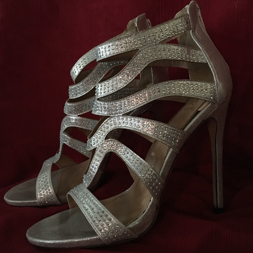 Silver heels